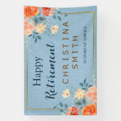 Modernes elegantes Party für Blumenbeete Banner (Vertikal)