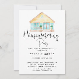 Modernes elegantes Party für die häusliche Aufwärm Einladung