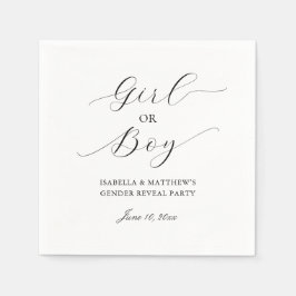 Modernes elegantes Party zur Minimalistischen Gesc Serviette