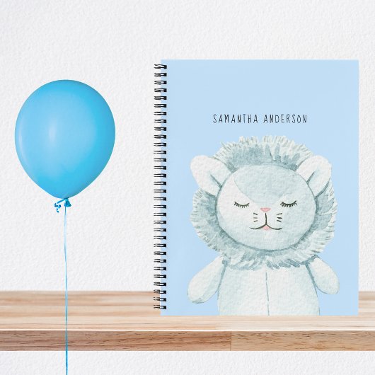 Modernes, elegantes Pastel Blue Baby Geschenk für  Notizblock