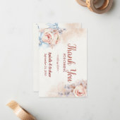 Modernes elegantes personalisiertes Einfaches Hoch Mitteilungskarte (Vorderseite/Rückseite Beispiel)