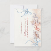 Modernes elegantes personalisiertes Einfaches Hoch Mitteilungskarte (Rückseite)