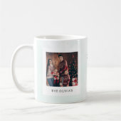 Modernes, elegantes Personalisiertes Foto Kaffeetasse (Links)