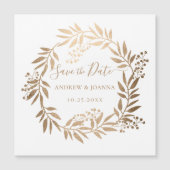 Modernes, elegantes, Personalisiertes Monogram-Mag Magnetkarte (Vorderseite)