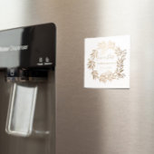 Modernes, elegantes, Personalisiertes Monogram-Mag Magnetkarte