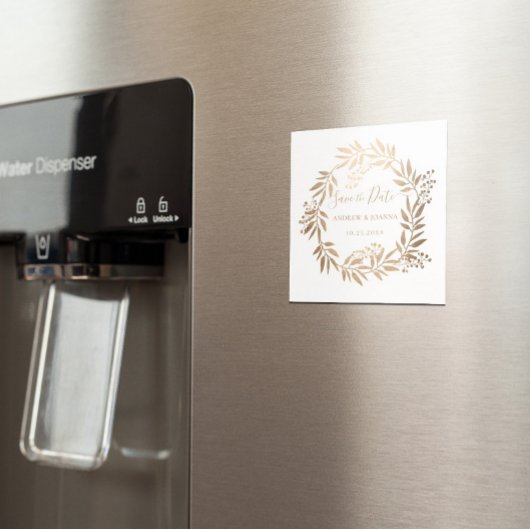 Modernes, elegantes, Personalisiertes Monogram-Mag Magnetkarte