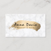 Modernes, elegantes Pinselstich Visitenkarte (Vorderseite)