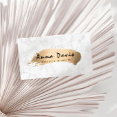 Modernes, elegantes Pinselstich Visitenkarte