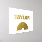 Modernes elegantes Rainbow EDITABLE TEXT GOLD Foliendrucke (Ablage )