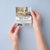 Modernes Elegantes Real Anwesen Agent Personalisie Flyer (Gruppe)