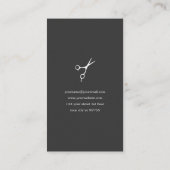 Modernes Elegantes Restaurant Visitenkarte (Rückseite)