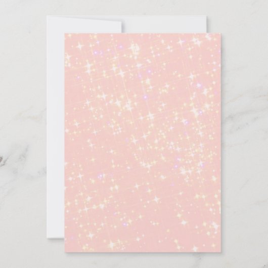 Modernes, elegantes Rosa Flamingo Save The Date (Rückseite)