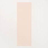 Modernes, elegantes Rosa Monogramm Yogamatte (Rückseite)