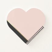 Modernes elegantes rosa Pocket Notebook Notizblock (Rückseite)