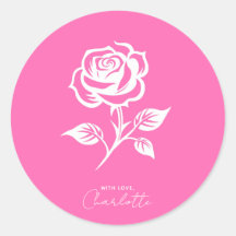 Modernes, elegantes Rosa und Rose