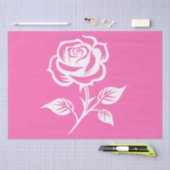 Modernes, elegantes Rosa und Rose Seidenpapier (Handwerk)