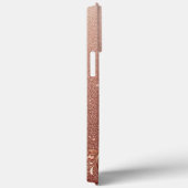 Modernes, elegantes Rose mit Blumenkurve2 Case-Mate iPhone Hülle (Rückseite / Rechts)