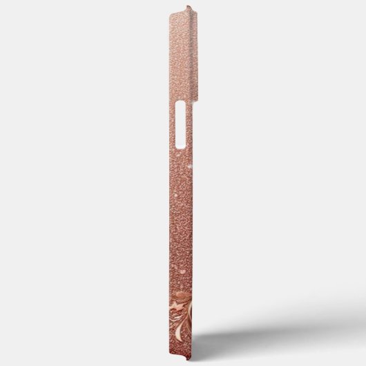 Modernes, elegantes Rose mit Blumenkurve2 Case-Mate iPhone Hülle (Rückseite / Rechts)