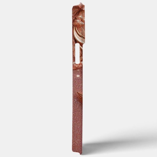 Modernes, elegantes Rose mit Blumenkurve Case-Mate iPhone Hülle (Rückseite / Rechts)