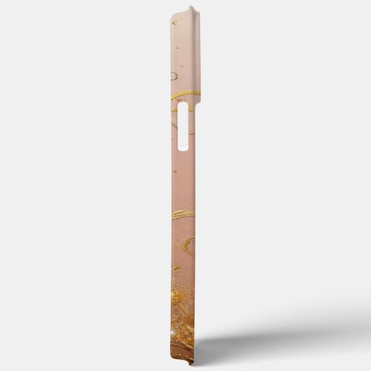 Modernes, elegantes Rose mit Blumenkurve Case-Mate iPhone Hülle (Rückseite / Rechts)