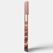 Modernes, elegantes Rose mit Blumenkurve Case-Mate iPhone Hülle (Rückseite / Rechts)