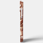 Modernes, elegantes Rose mit Blumenkurve Case-Mate iPhone Hülle (Rückseite / Links)