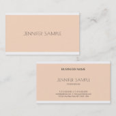Modernes elegantes, sauberes Grafikdesign Luxus-Tr Visitenkarte (Vorne/Hinten)