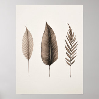 Modernes, elegantes, sauberes verlassen Plakat