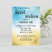 Modernes, elegantes save the date (Stehend Vorderseite)