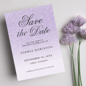 Modernes, elegantes, Save the Date lila Sweet 16
