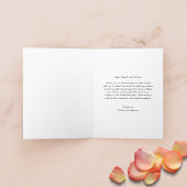 Modernes elegantes schick-schick-Foto geklappt Dankeskarte