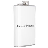 Modernes Elegantes Schlicht Einfaches Beruflich Flachmann (Rechts)