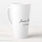 Modernes Elegantes Schlicht Einfaches Beruflich Milchtasse (Linke Ecke)