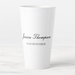 Modernes Elegantes Schlicht Einfaches Beruflich Milchtasse