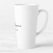Modernes Elegantes Schlicht Einfaches Beruflich Milchtasse (Rechts)