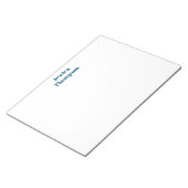 Modernes Elegantes Schlicht Einfaches Beruflich Notizblock (angewinkelt)