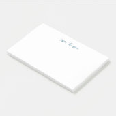 Modernes Elegantes Schlicht Einfaches Beruflich Post-it Klebezettel (angewinkelt)