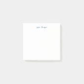 Modernes Elegantes Schlicht Einfaches Beruflich Post-it Klebezettel (Vorderseite)