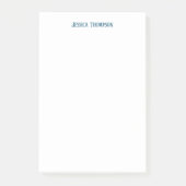 Modernes Elegantes Schlicht Einfaches Beruflich Post-it Klebezettel (Vorderseite)