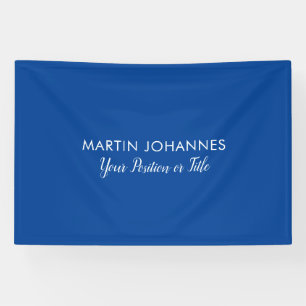 Modernes Elegantes Schlicht Stilvolles Blau Minima Banner