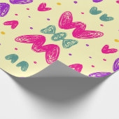 Modernes elegantes, schlichtes Geschenk über die H Geschenkpapier (Ecke)