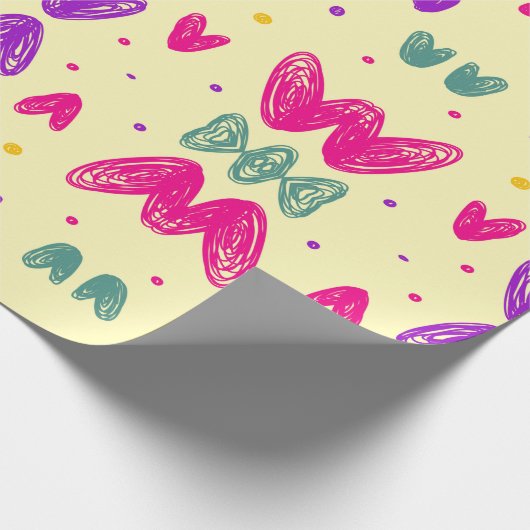 Modernes elegantes, schlichtes Geschenk über die H Geschenkpapier (Ecke)