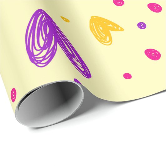 Modernes elegantes, schlichtes Geschenk über die H Geschenkpapier (Rolleneckpunkt)