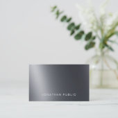 Modernes, elegantes Schlichtes Oberlicht mit Schat Visitenkarte (Stehend Vorderseite)