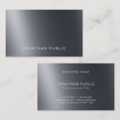 Modernes, elegantes Schlichtes Oberlicht mit Schat Visitenkarte (Vorne/Hinten)