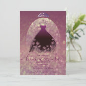 Modernes, elegantes Schmetterlingskleid tiara Quin Einladung (Stehend Vorderseite)