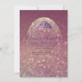 Modernes, elegantes Schmetterlingskleid tiara Quin Einladung (Rückseite)