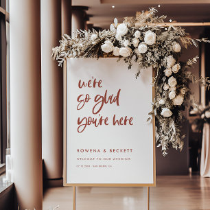 Modernes, elegantes Schneefräunchen So froh, dass Poster