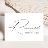 Modernes, elegantes Schwarzes Script vorbehaltenes