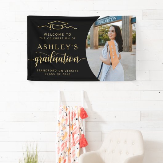 Modernes, elegantes Script 1 Foto Abschluss Banner (Insitu)